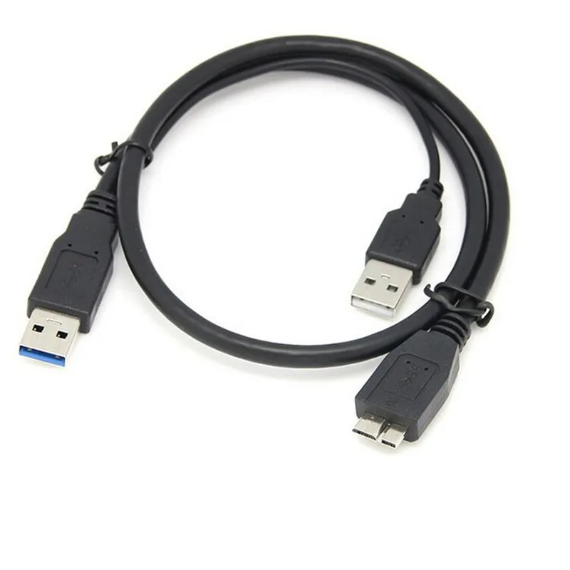 

Super Speed USB 3.0 A Male to Micro B Male Y Splitter Adapter Cable Charging and Data Sync Cord