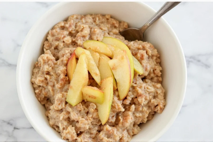 overnight apple cinnamon oatmeal