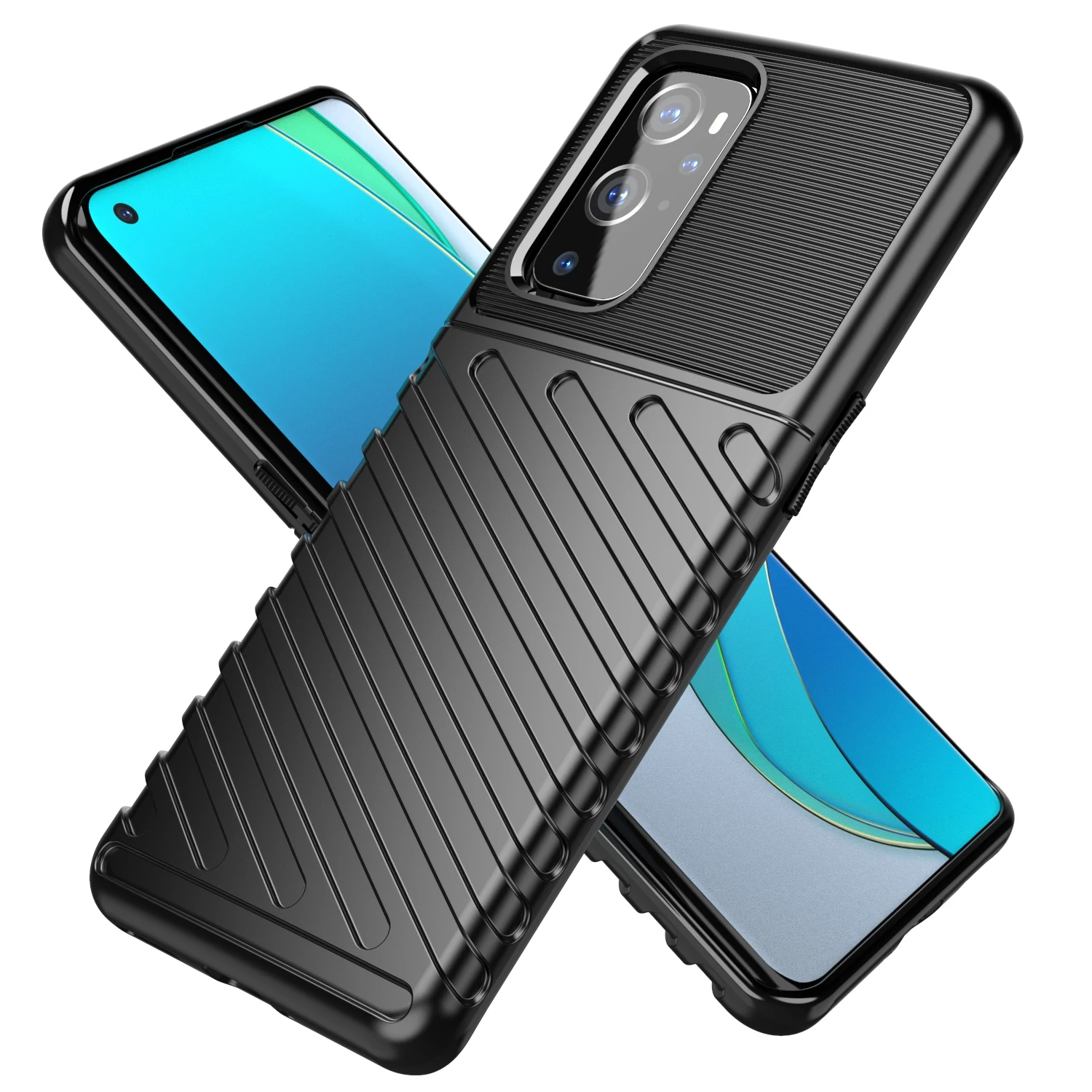 

Shockproof TPU Mobile Back Cover For one plus 9 Pro phone case, 3colors