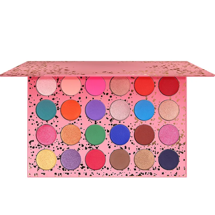 

24 Colors High Pigment Private Label Long Lasting Waterproof Vegan Bright Colors Eyeshadow Palette