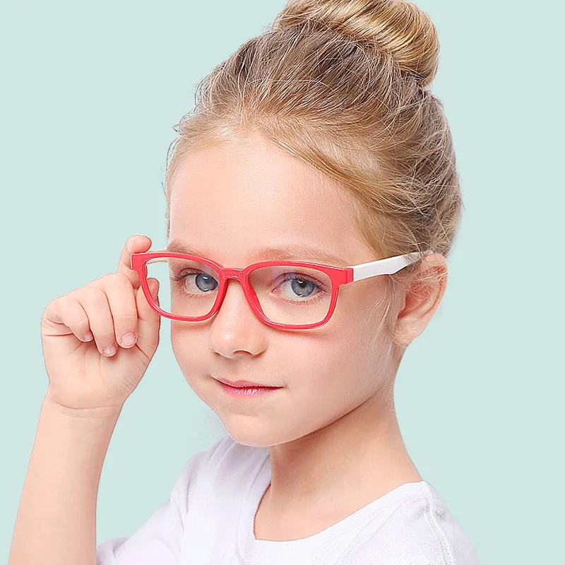 

new flexible silicone optical eyeglasses frames computer glasses bluelight kids anti blue light blocking glasses for kids, Avalaible