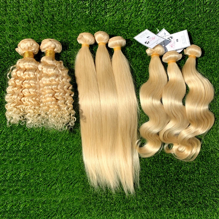 

Natural russian blonde curly human hair extensions, bellami hair extension, deep curly virgin hair bundles peruvian in china, Natural color