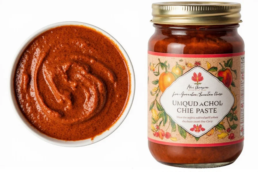 Ancho Chile Paste Closeup