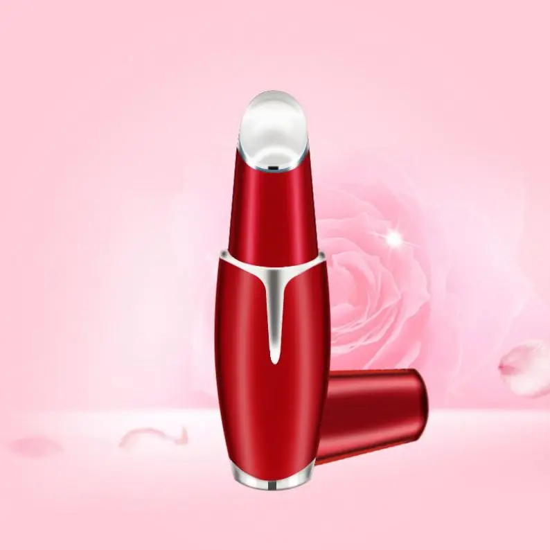 

Hot Sell Vibration Frequency Beauty Pen Magic Heated Electric Eye Massager Pen Eye Massager Vibrator, Red,white