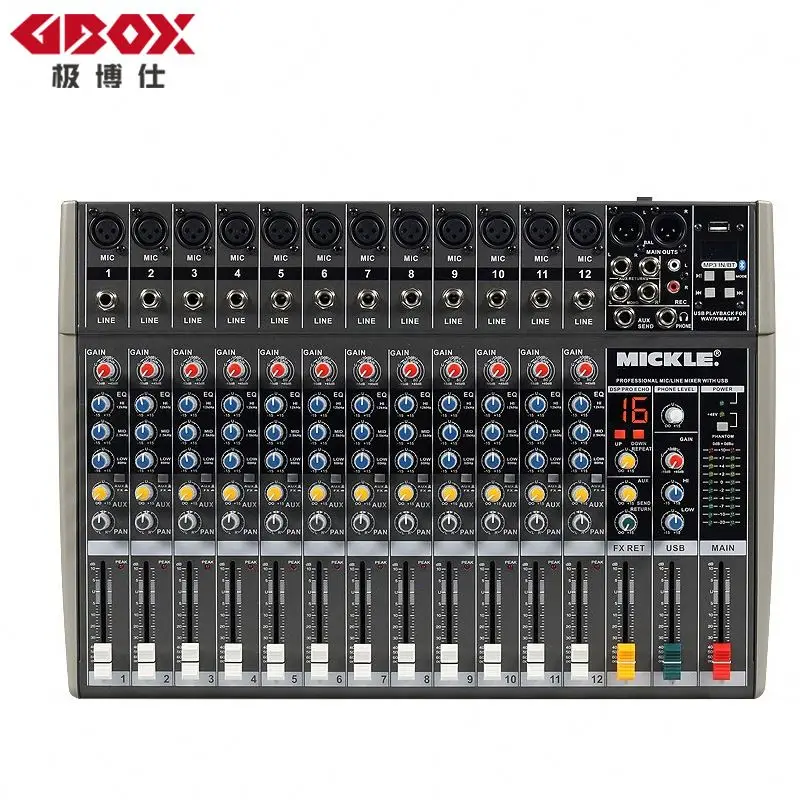 

Hot Selling Mixer Audio Dj With Low Price, Black