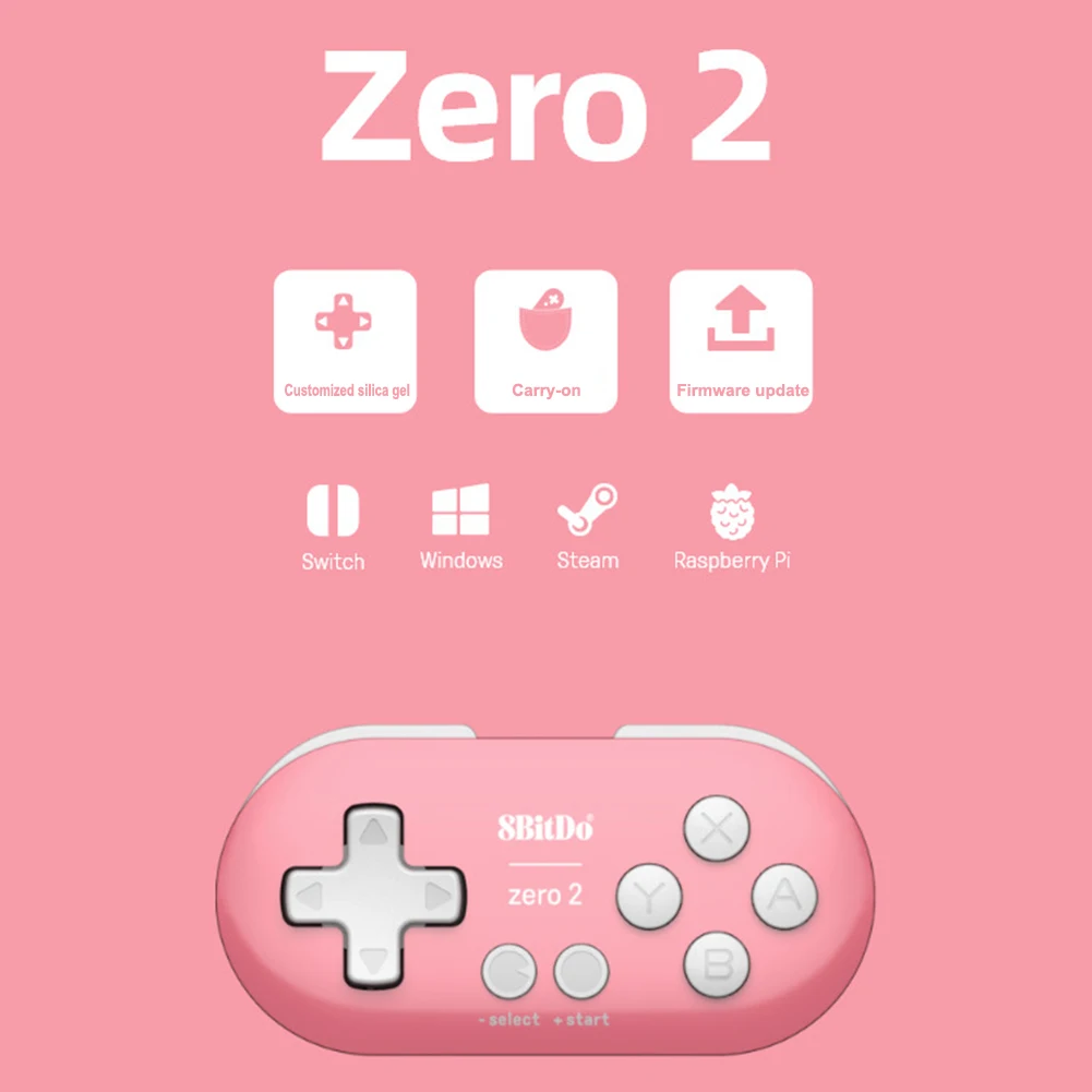 1 Pcs 8bitdo Zero 2 Wireless Gamepad Game Controller For Nintend Switch Rasp Pi Steam Win Macos Gamepad Joystick Buy 8bitdo Zero 2 8bitdo Zero 2 Wireless Controller Joystick For Nintend Switch