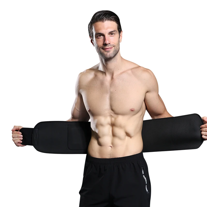 

Wholesale Custom Mens Fitness Weight Loss Training Adjustable Waist Trimmer neoprene, 3 colors