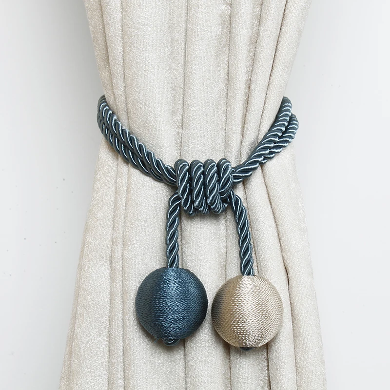 

CK-10 Mixed colors fancy curtain tieback will rope,free stalling