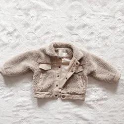 Wholesale Cotton+polyester Fleece Baby Coat Turn-t