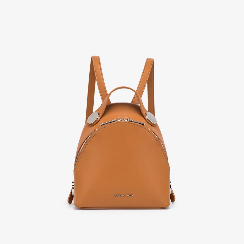 

2021 Classic Women Leisure Backpack Small Size Casual Travel School Bag Vintage Style Bag, Brown/black