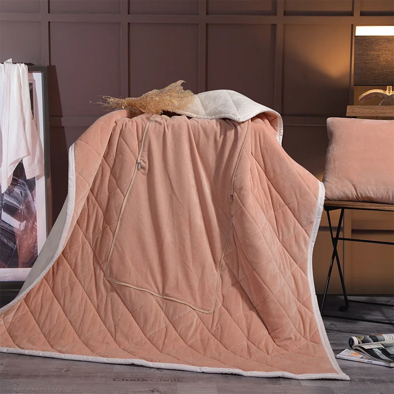 
Quilts cotton duvets Australian lambs wool Warm comforter camel Thicken warm winter comforter * patchwork 