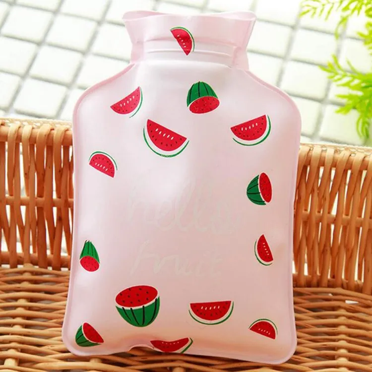 

Fashion Design Rubber PVC Warm Hot Water Bag with Knit Cover