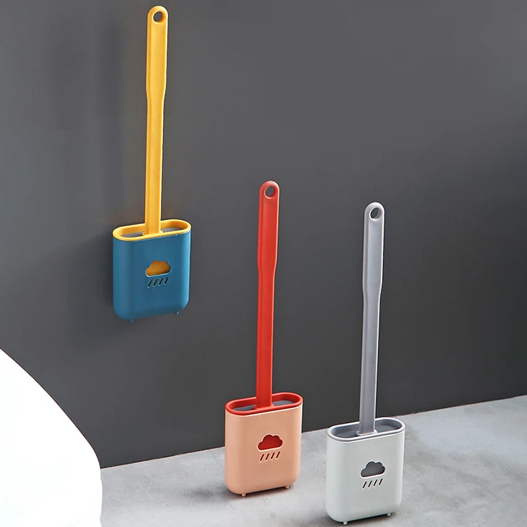 

Custom Trash Brush Set With Cleaning Brushes Toilet Wash Clean, Blue