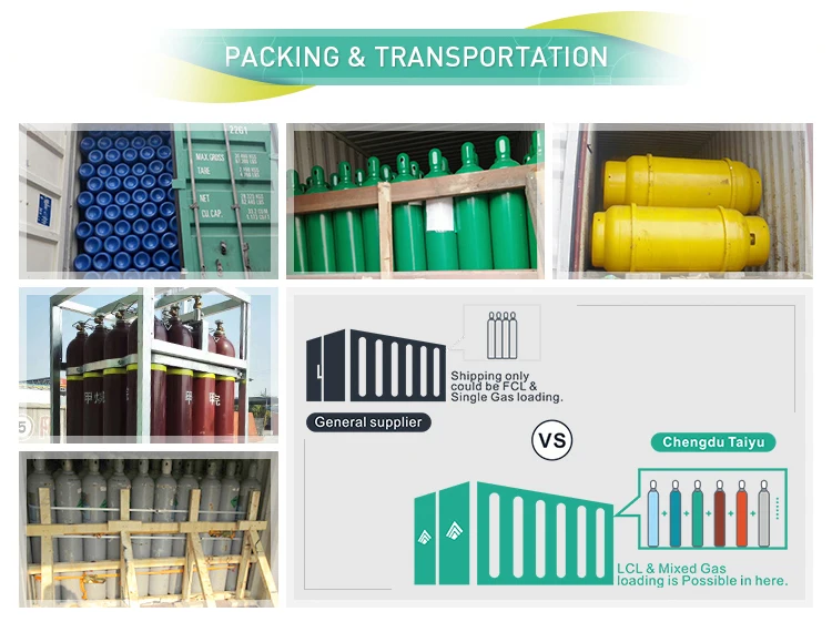 Sale special gas good price export industrial grade hcl hcl cylinder
