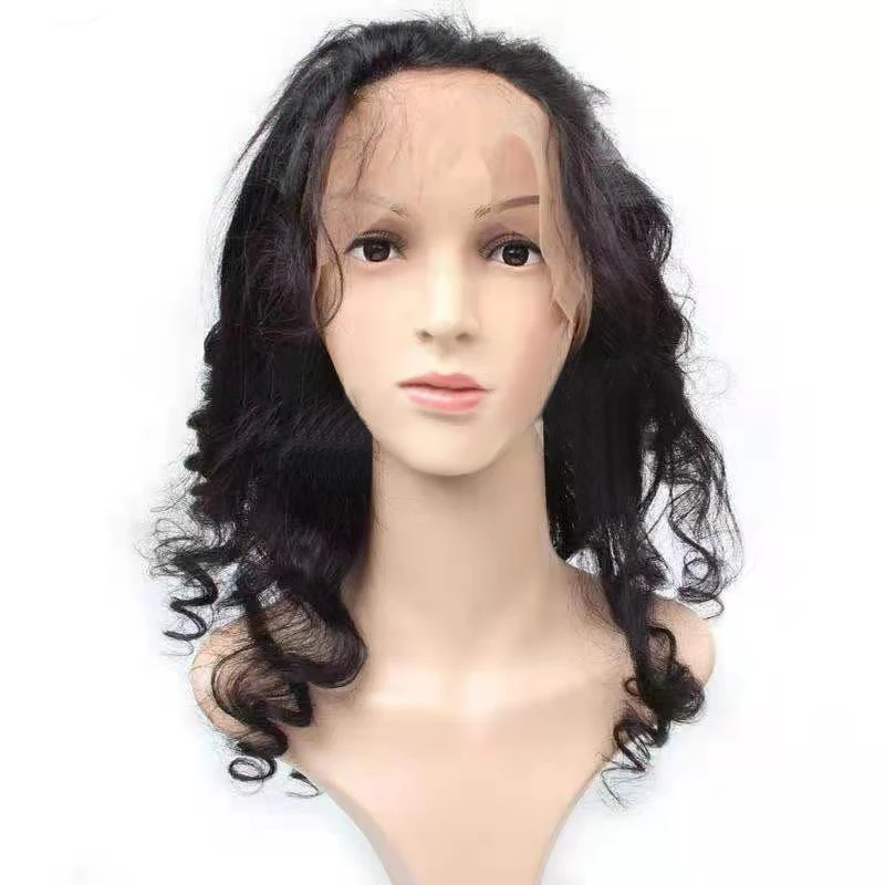 

360 lace wigs handmade large accessories lace front 360 hair block real human hair loose wave