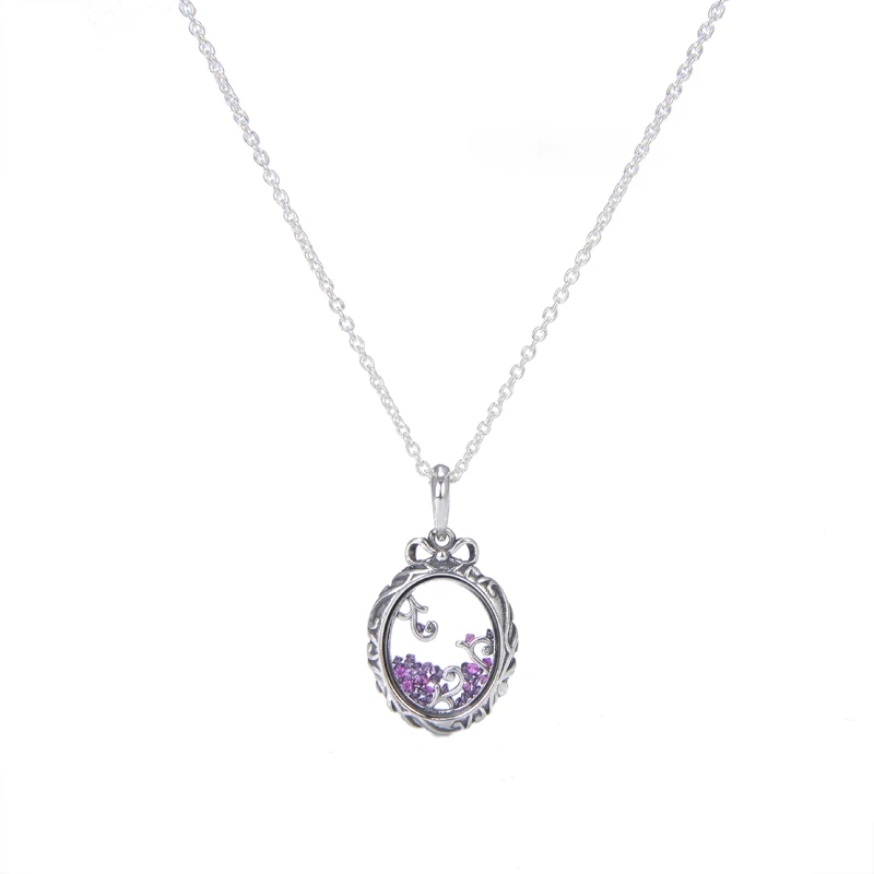 

2020 Most Popular 925 Silver Jewelry Necklace With Memory Floating Frame Water Proof Glass Locket