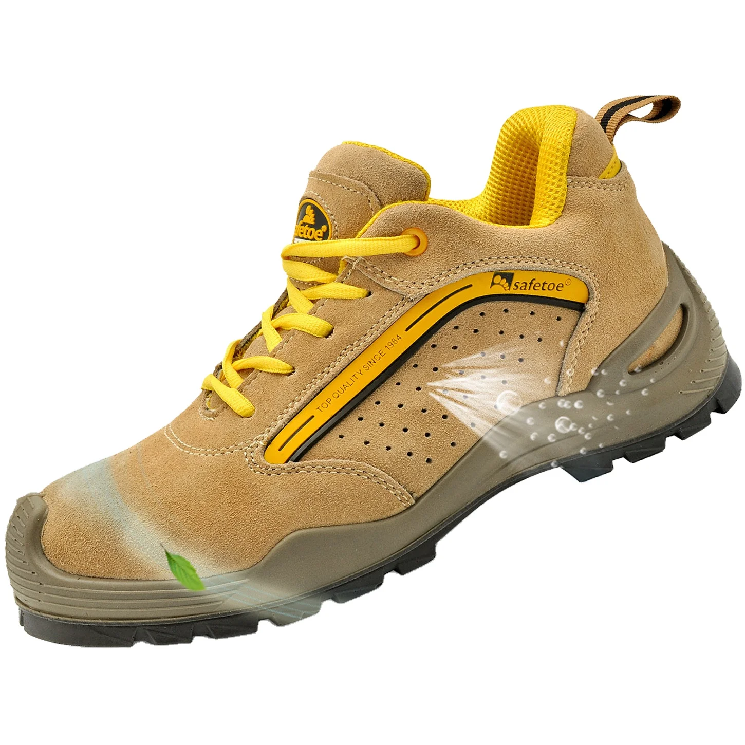 

SAFETOE Steel Toe Breathable Industrial Shoe Slip Resistant Work Safety Shoes