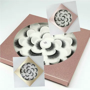 

50% Off Big Discount Multipack 10Pairs 3D 25mm Natural Silk Faux Mink Eyelashes Vendor with Custom Square Lash Box Private Label