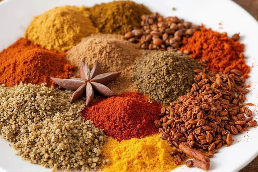 Bowl of mixed Baharat spices
