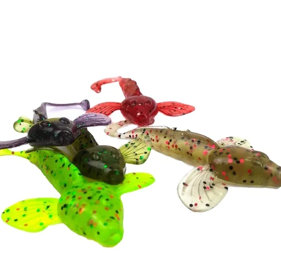 

PVC Material 10cm 5.5g Various Colors Body Softness Sea Fishing Soft Lures