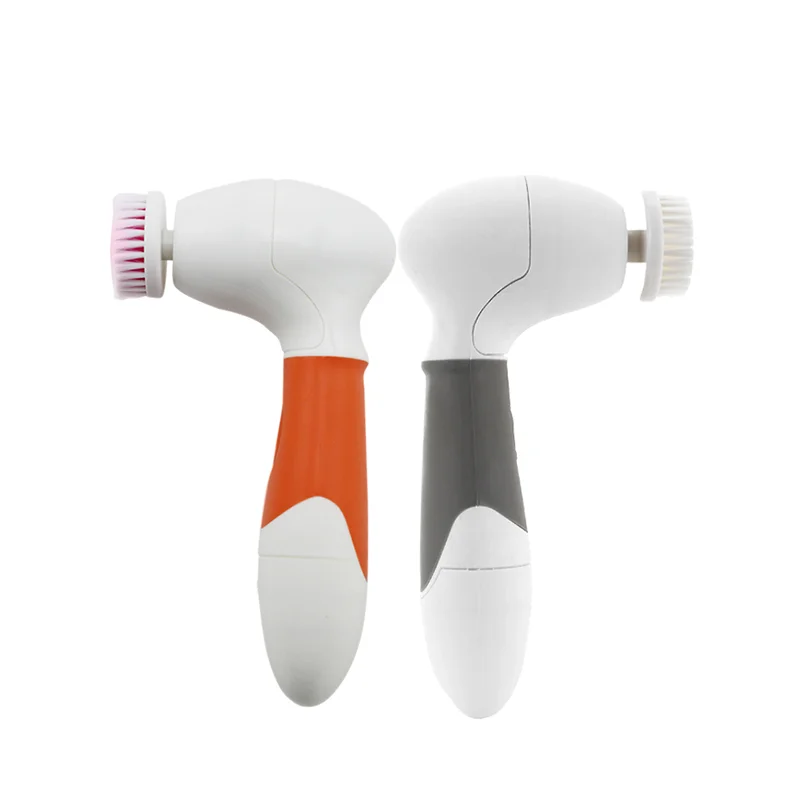 

Multifunctional Beauty Care Massage Rotating Facial Cleansing Brush Facial Massage Brush, Grey, orange, green