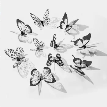 Home Diy Butterfly 3d Fridge Magnets Decorative Refrigerator Wall