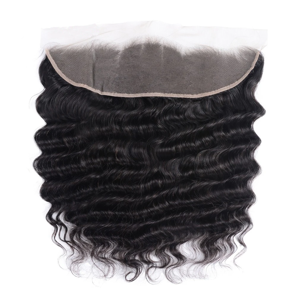 

Funtoninght Raw Unprocessed cuticle aligned virgin hair deep clip in hair extension hair closure for women affordable