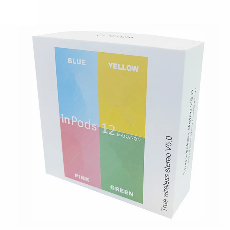 

Macaron inpods i12 earphones TWS i12 Wireless earphones headset Macaron inpods 12 i12 tws Earphones