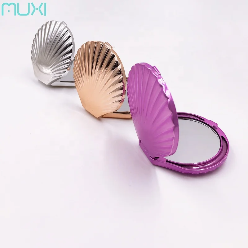 

New Arrival Shell Shape Pocket Mirror, Pink, white or other color