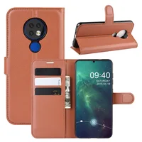 

For Nokia 6.2 Case Mobile Back Cover Leather Cellphone Cover Leather Mobile Case for Nokia 7.2 Phone Case Leather Phone Cover