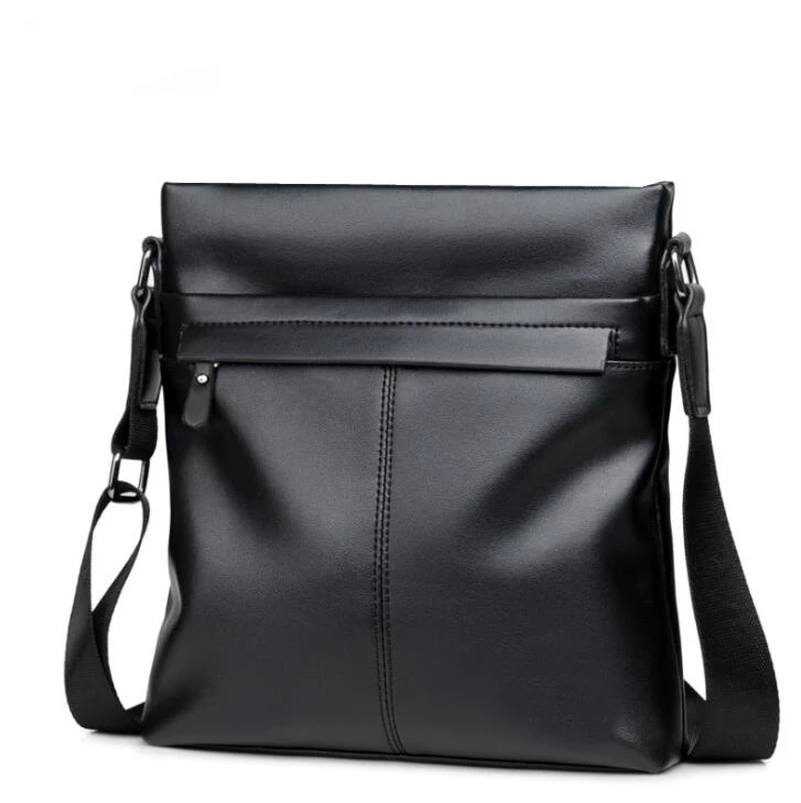 

Men's Leather Brown & Black Cross Body Satchel Bag Messenger Shoulder Bag