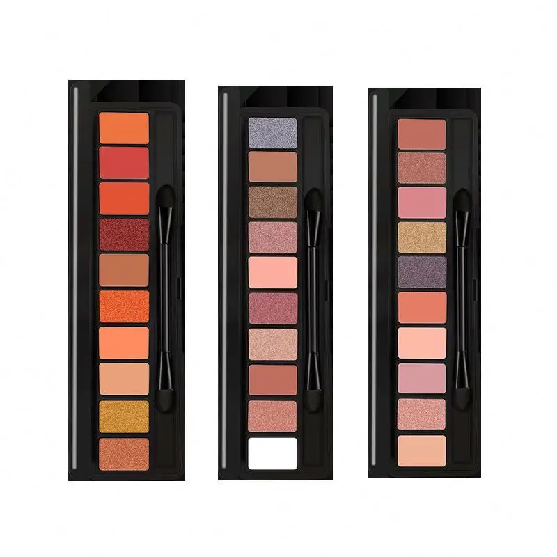 

New 10 - Color Matte Eye Shadow Tray Smoked Pearl Light Waterproof Makeup