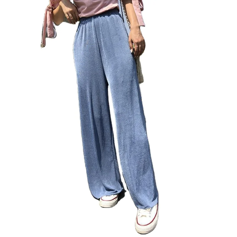 

Summer New Fashion Women's Pants Wide-leg Pants Comfortable Mopping Casual Pants