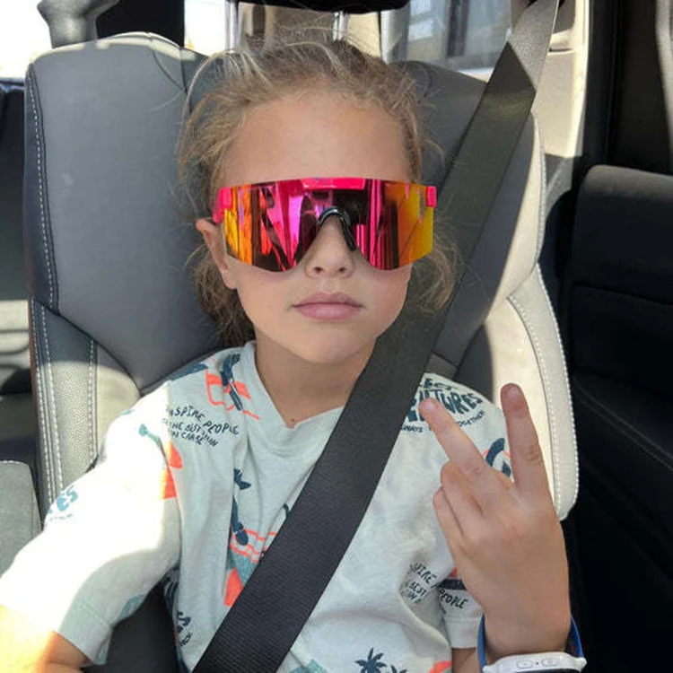 

Outdoor Cycling Shades Children Polarized Glasses TR90 Frame Sports Kids Sunglasses