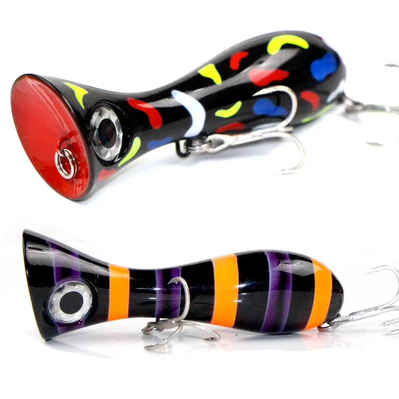 

wholesale fishing tackle fishing popper blank unpainted fishing lures poppers, 8 colors