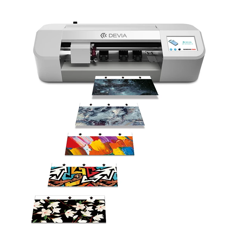 Devia hot selling mobile phone sticker screen protector die cutting machine