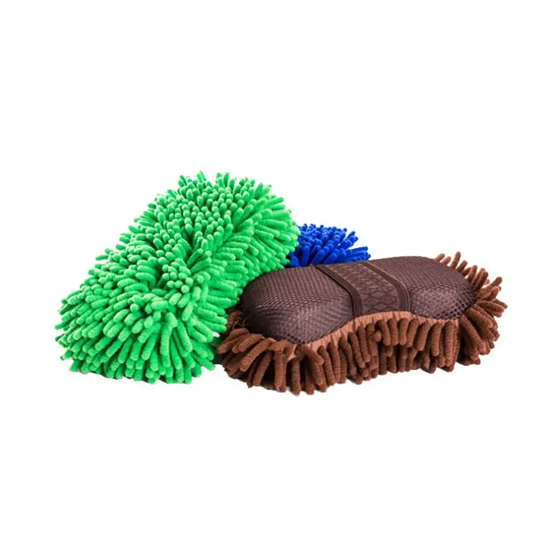 

Microfiber Premium Chenille Car Wash Sponge Mitt