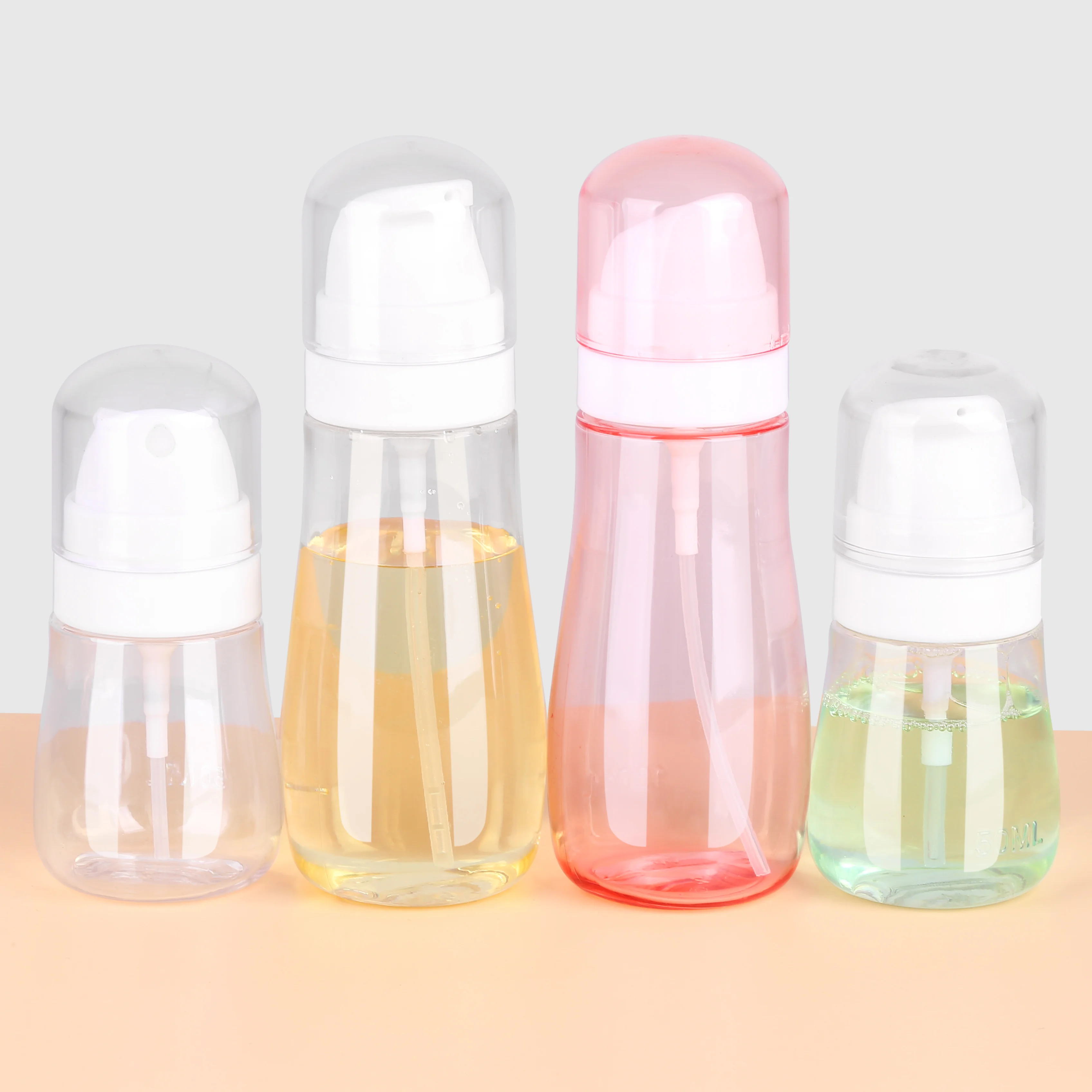 

New Trending Mini Spray Bottle 50Ml Hand Sanitizer bottle Manufacturer Pressure Plastic Spray Bottle