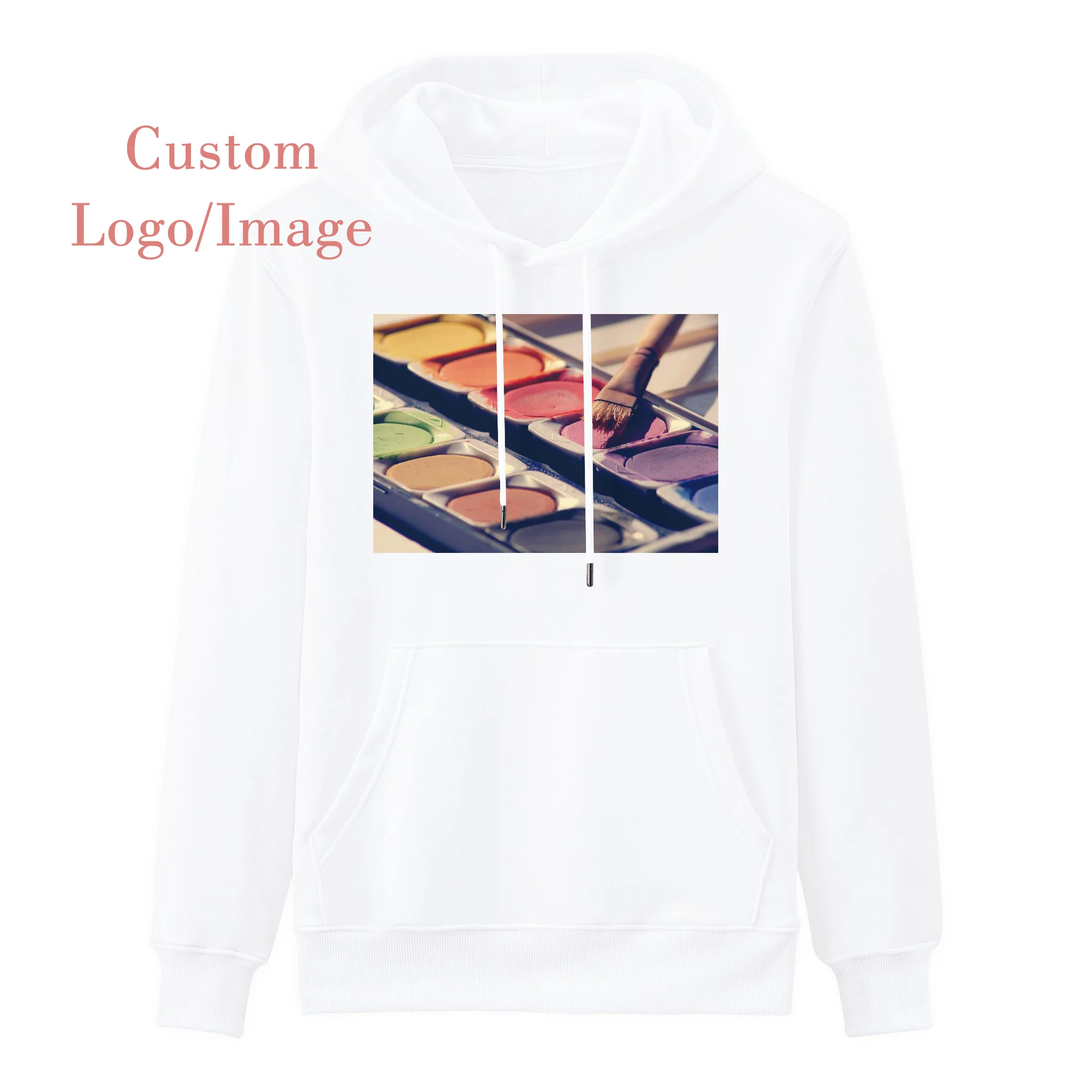 

Custom warm and windproof pocket printing women's cotton pullover hoodies & sweatshirts