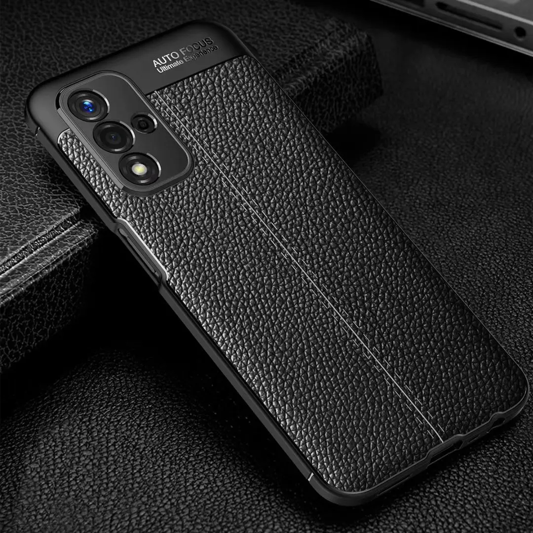 

For OPPO A93S 5G Case Luxury Ultra Leather Rugge Soft Shockproof Cover, As pictures