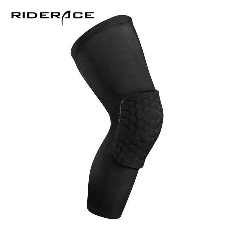 

Breathable Sports Knee Pads Men Women Honeycomb Football Basketball Leg Sleeve Professional Support Protection Knee, Black white blue red greeen