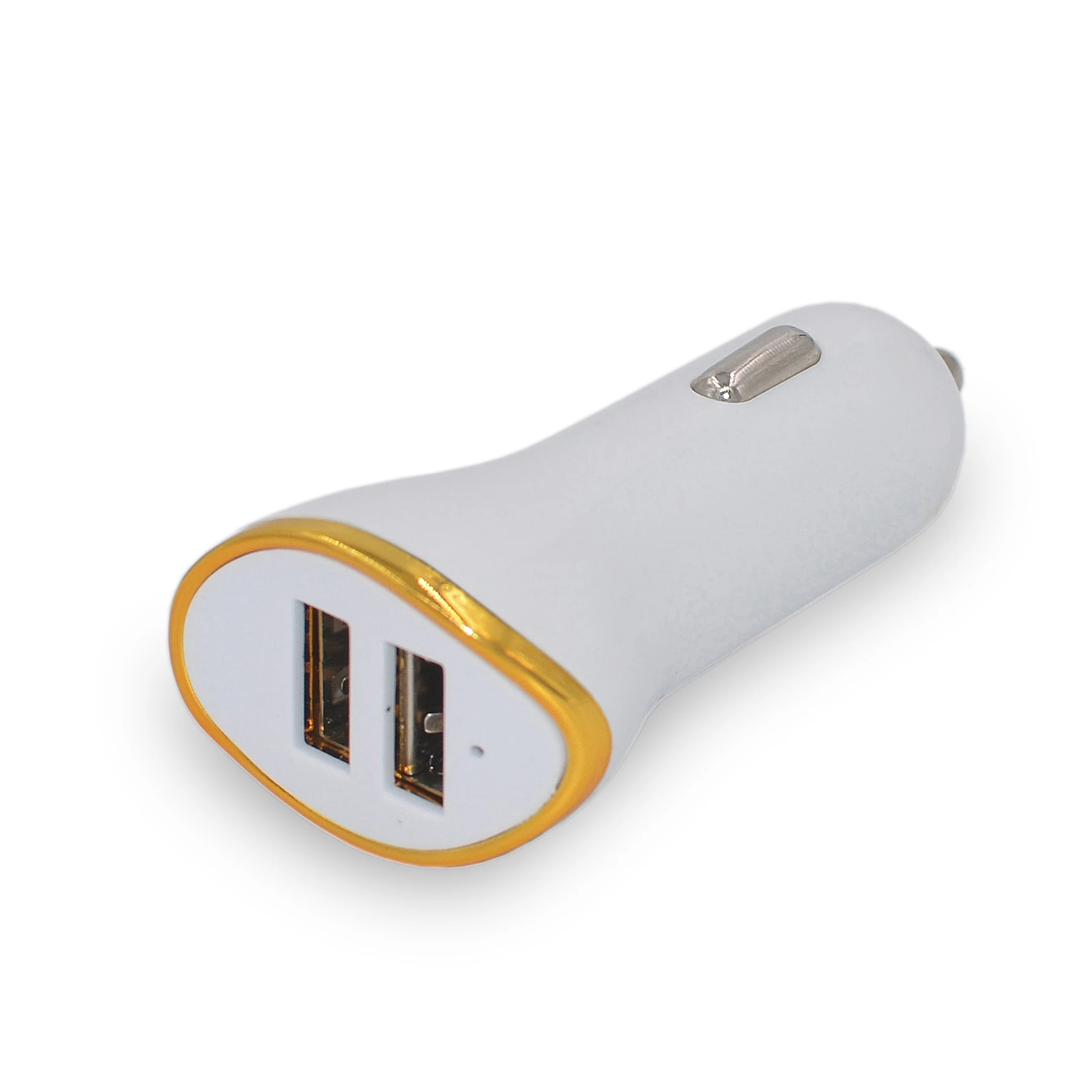 

gold plating 2 usb 3.1A fast charging for Samsung cell phone tablet car charger