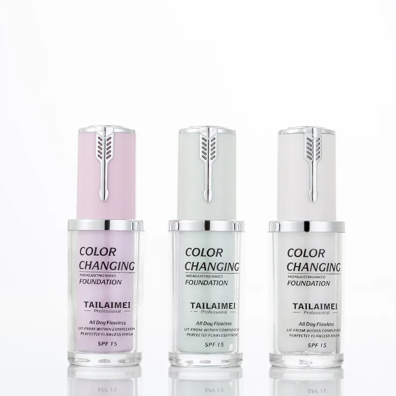 

TLM COLOR CHANGING FOUNDATION 40 ml Adjusting Professional Waterproof Brightening Whitening Skin Care Foundation