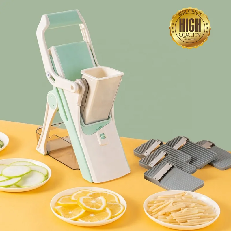 

Hot Sale Potato Peeler Slicer Machine Mandolin dell meat grinder Slicer Grater Vegetable Cutter China Suppliers, Green