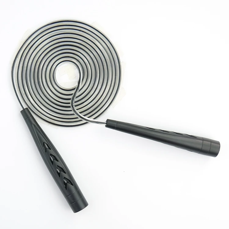 

Sports Fitness Speed Jump Rope with Anti Slip Handles Adjustable Speed Fit Weighted Jump Rope, Black