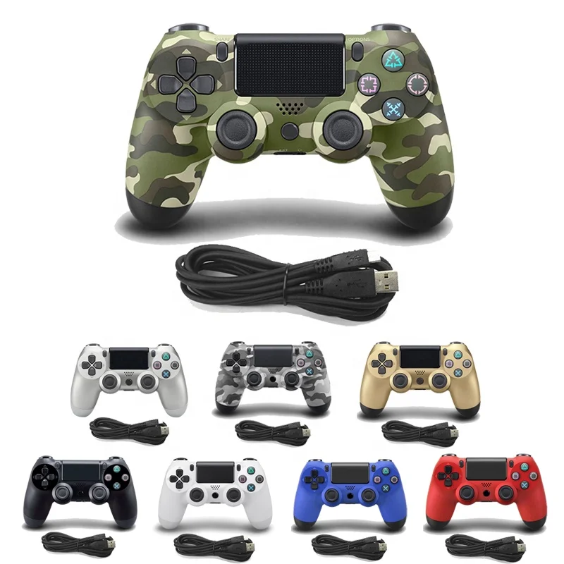 

Hot selling V2 ps4 controller joystick V4 Gamepad Wireless Original PS4 Gamepad controller for Console wholesale, Red white blue black gold silver