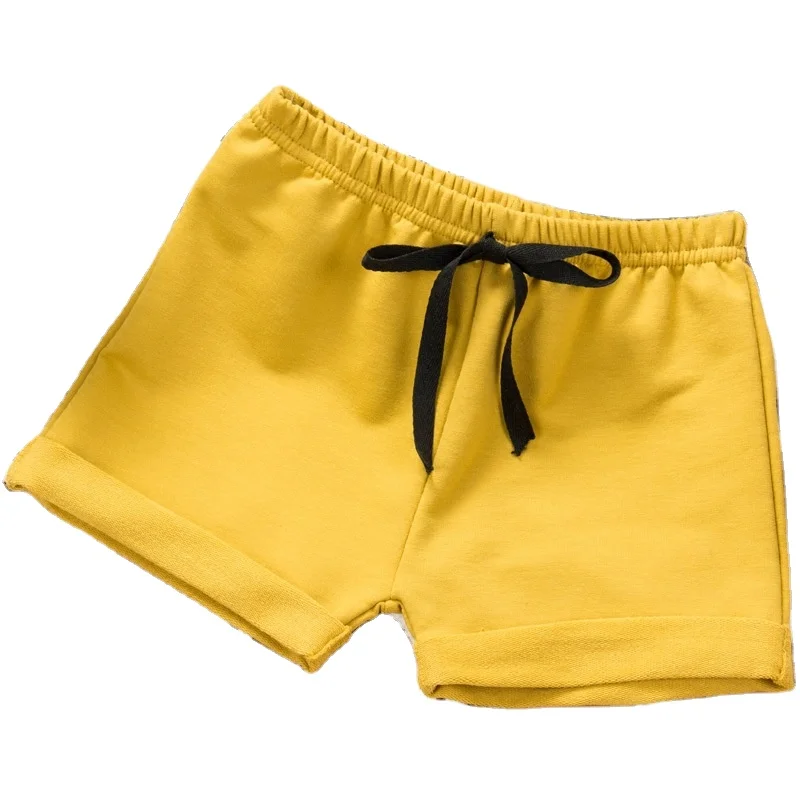 

Summer new solid color children's five-point pants shorts