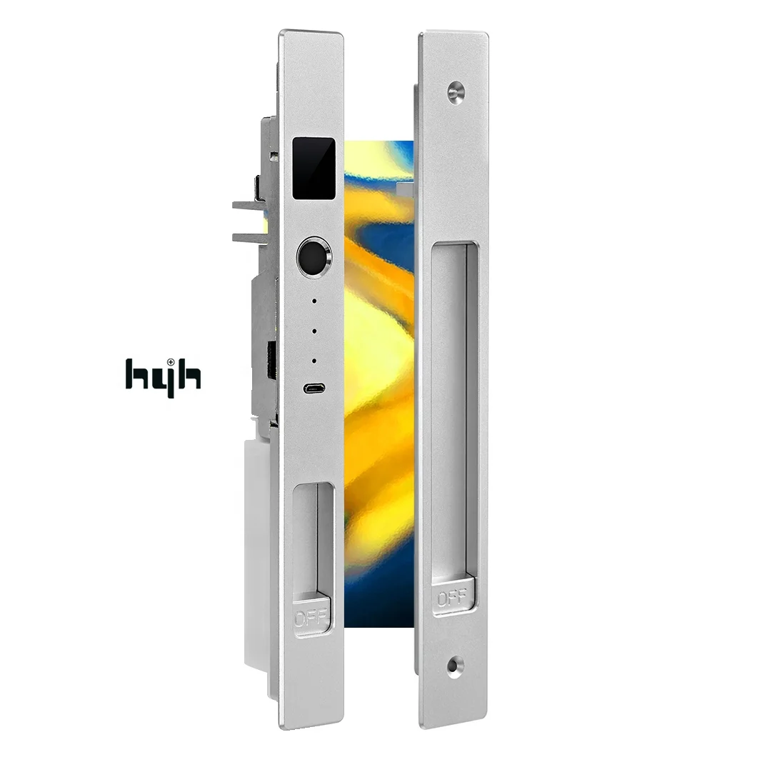 

Guangdong-hyh Smart Life Smart Lock Security Intelligent Fingerprint Biometric High Quality Tuya Electronic Sliding Door Lock