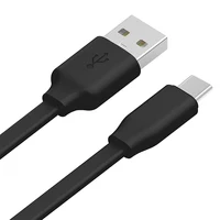 

High quality flat data usb type c charging cable for phone usb-c charger cable