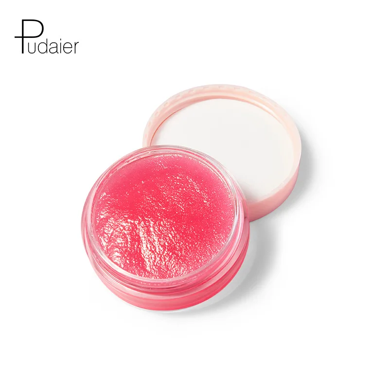 

hot selling lip scrub exfoliating cute honey lip balm care long lasting peach lip scrub private label